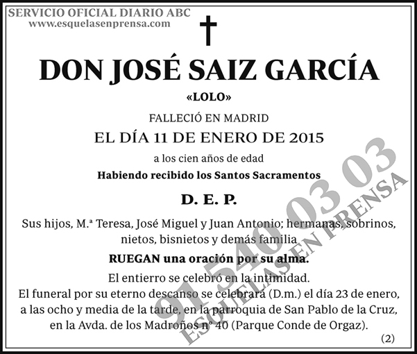 José Saiz García